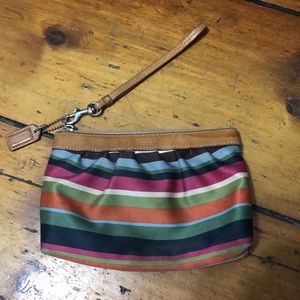 Authentic coach wristlet